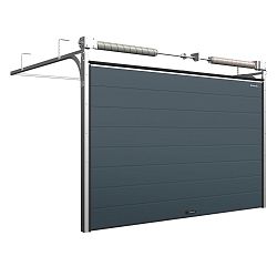 Секционные ворота 2500х2050 мм антрацитовые DoorHan rsd02